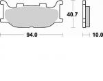 Bremsbelag vorne BRAKING 777CM55 Sintermetall
