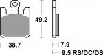 Bremsbelag vorne BRAKING 893CM55 Sintermetall