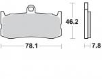 Renn-Bremsbelag vorne BRAKING 941CM66 Race