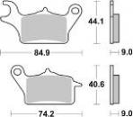 Bremsbelag vorne rechts BRAKING 988SM1 Semi-Sinter standard