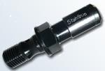 Stahlbus Hohlschraube mit Entlüftungsventil M10x1.0x19mm, Alu eloxiert black edition