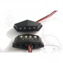 Kennzeichenleuchte LED schwarz