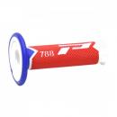 Griffgummi weiß/rot/blau D.22/25mm. L.115mm geschlossen, Pro Grip MX 788