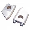 Klemmsatz Lenker silber 22mm 41mm Höhe 34°