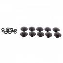 Schraubenkappe Satz M8 Alu schwarz