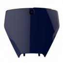 Startnummerntafel blau