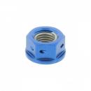 Mutter Kettenrad M10X1.25mm Alu RAC blau