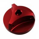 Öleinfüllschraube M27X3.00mm Alu rot