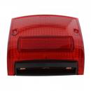 Rücklicht-Glas, Heckleuchte Glas, rot