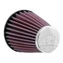 K&N Renn-Luftfilter Uni Rund-Zylinder 52mm Chromkappe RC-1200