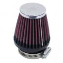 K&N Renn-Luftfilter Uni Rund-Zylindrisch 46mm Chromkappe RC-2320