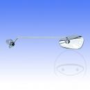 Spiegel oval chrom links universal verkleinernd, 911/1VL