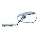 Spiegel oval chrom links universal verkleinernd, 913/2VL