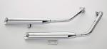 Auspuff FALCON Cromo Line 2 Schalldämpfer rechts inkl. 2 Krümmer, 65240420