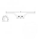 Lenker Superbike compfort stahl schwarz 22mm