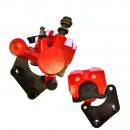 Bremssattel vorne rot