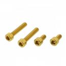 Schraube Tankdeckel Satz Alu gold