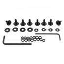 Verkleidungsschrauben Satz Alu schwarz