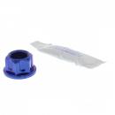 Mutter Achse M18x1.50 24mm Titan blau