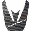 Gabelbrückenaufkleber, Protektor, Carbon