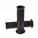 Griffgummi schwarz/blau D.22mm, L.126mm offen