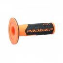 Griffgummi fluor orange/schwarz D.22/25mm. L.115mm geschlossen