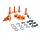Linsenschraube Satz M5x0.8 20mm ALU orange