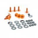 Linsenschraube Satz M6x1.00 10mm ALU orange