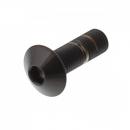 Linsenschraube M4x0.5 12mm Edelstahl A4 schwarz