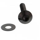 Linsenschraube M5x0.8 30mm Edelstahl A4 schwarz