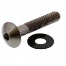 Linsenschraube M5x0.8 30mm Titan