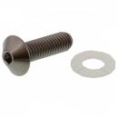 Linsenschraube M6x1.00 20mm Titan