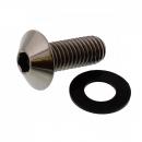 Linsenschraube M8x1.25 20mm Titan