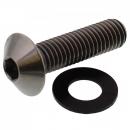 Linsenschraube M8x1.25 30mm Titan