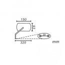 Spiegel schwarz rechts Orion