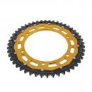 Kettenrad Dual 48Z Teilung 530 gold ZF Innendurchmesser 140 Lochkreis 160