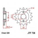 Ritzel 16Z Teilung 520 feinverzahnt Innendurchmesser 22/25