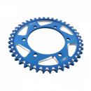 Alu-Kettenrad 42Z Teilung 530 blau Innendurchmesser 110 Lochkreis 130