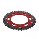 Kettenrad Dual 44Z Teilung 525 rot ZF Innendurchmesser 120 Lochkreis 140