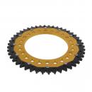 Kettenrad Dual 46Z Teilung 525 gold ZF Innendurchmesser 134 Lochkreis 160