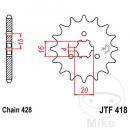 Ritzel 14Z Teilung 428 grobverzahnt 6 Innendurchmesser 16/20
