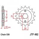 Ritzel 15Z Teilung 530 grobverzahnt 5 Innendurchmesser 21/25
