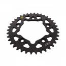 Alu-Kettenrad 38Z Teilung 520 schwarz Sitta Innendurchmesser 100 Lochkreis 124