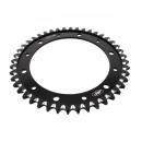 Alu-Kettenrad 44Z Teilung 530 schwarz Innendurchmesser 154 Lochkreis 176