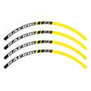 Felgenrandaufkleber BlackBird Racing Racing gelb