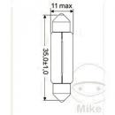 Lampe 6V5W   SV8.5-8 11X35MM INH10STCK