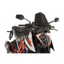 Touringscheibe New Generation Puig für Nakedbike schwarz