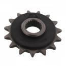 Ritzel 15Z Teilung 520 gummiert Innendurchmesser 21.3/23