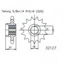 Ritzel 18Z Teilung 520 feinverzahnt Innendurchmesser 21.4/25