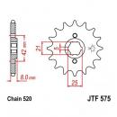 Ritzel 13Z Teilung 520 grobverzahnt 5 Innendurchmesser 21/25